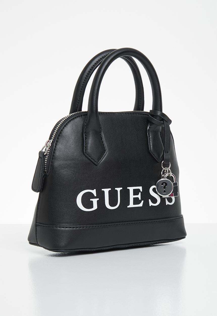 GUESS - Silverman dome satchel - black