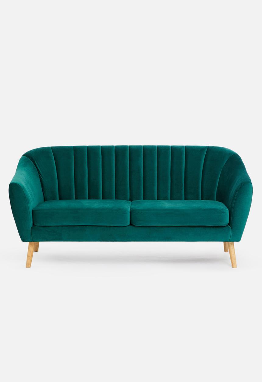 Sixth Floor - Dahlia 3 seater - green