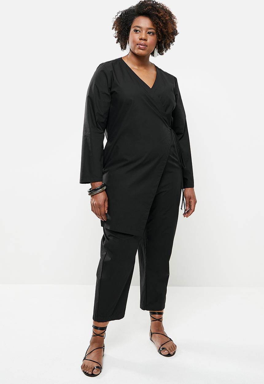 AMANDA LAIRD CHERRY - Plus jordaan jump-suit - black
