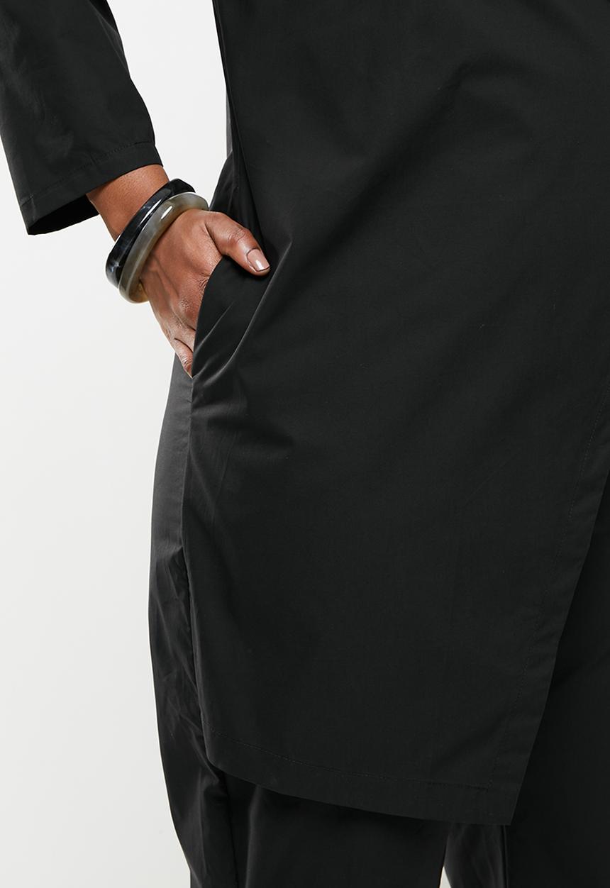 AMANDA LAIRD CHERRY - Plus jordaan jump-suit - black