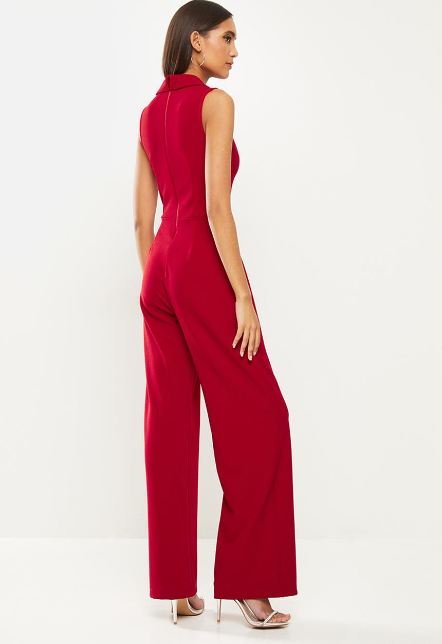SISSY BOY - Lady jumpsuit - deep red