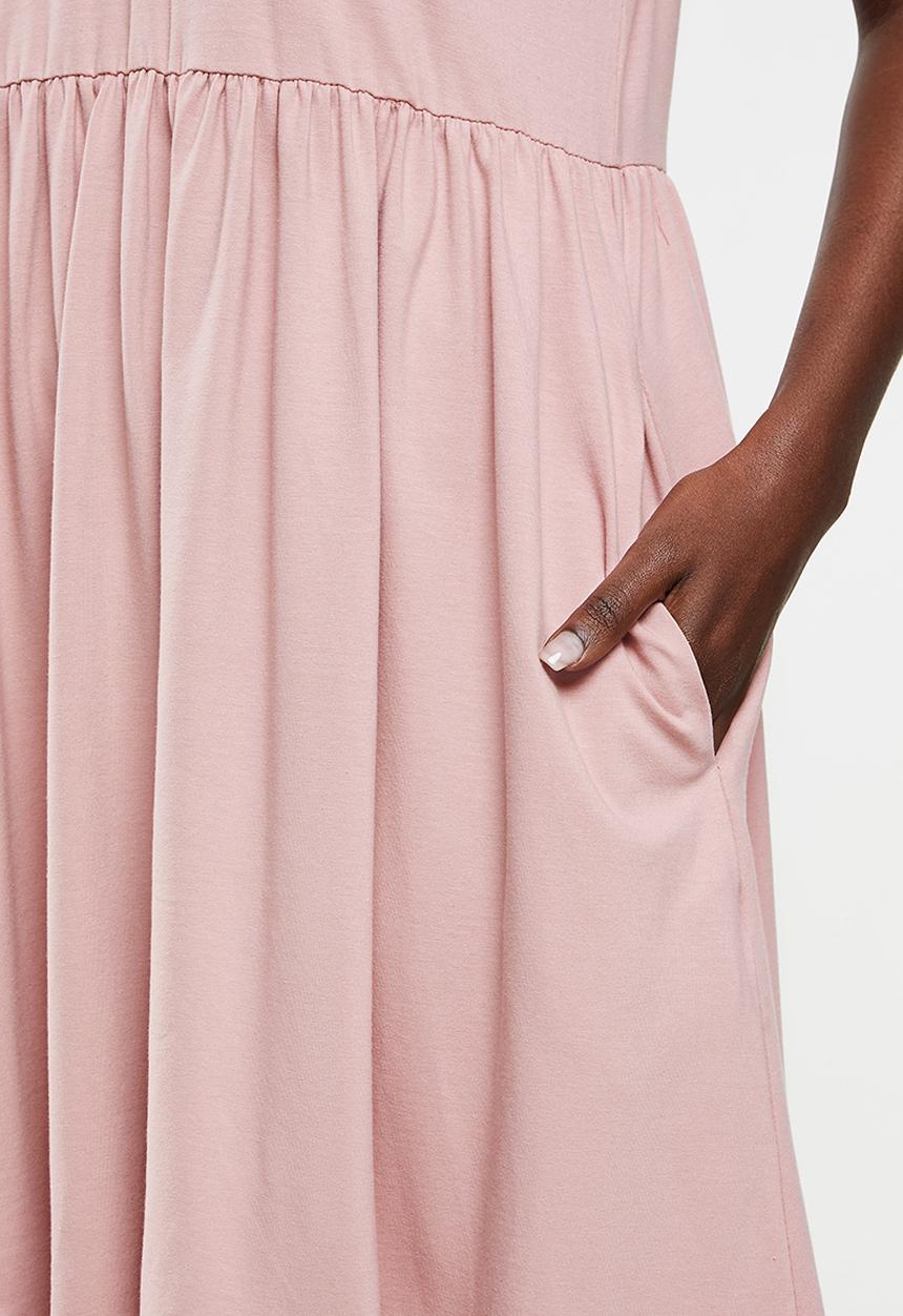 AMANDA LAIRD CHERRY - Nokwe dress - dusty pink