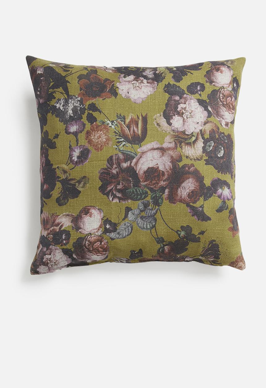 Hertex Haus - Anenome cushion cover - mustard