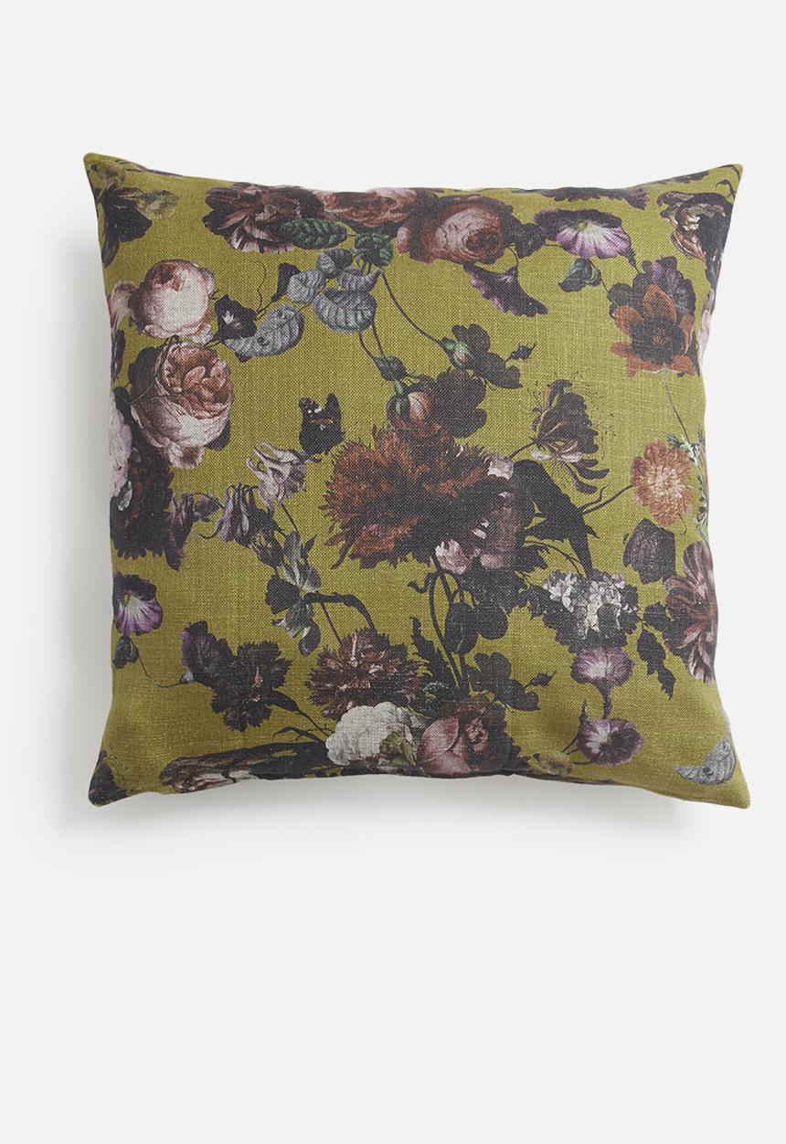 Hertex Haus - Anenome cushion cover - mustard