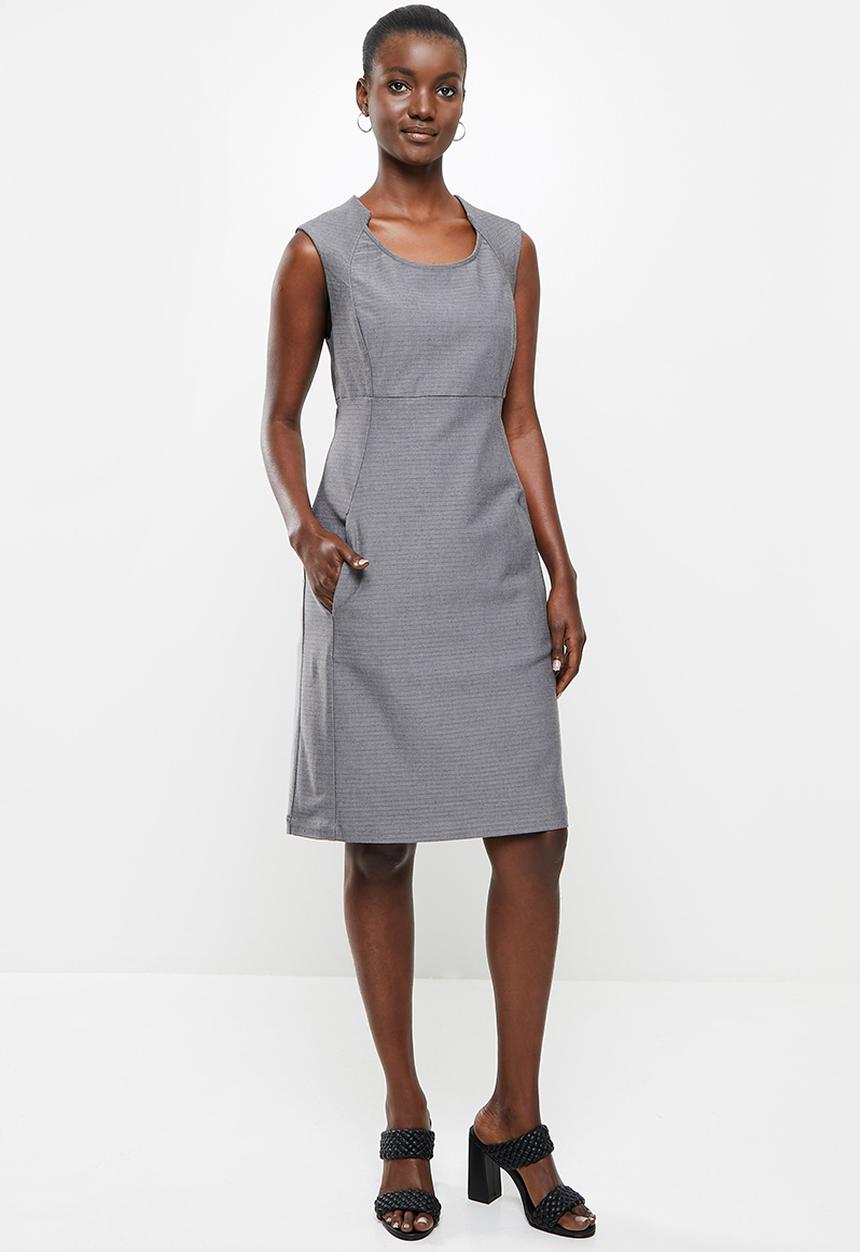 AMANDA LAIRD CHERRY - Mona dress - grey