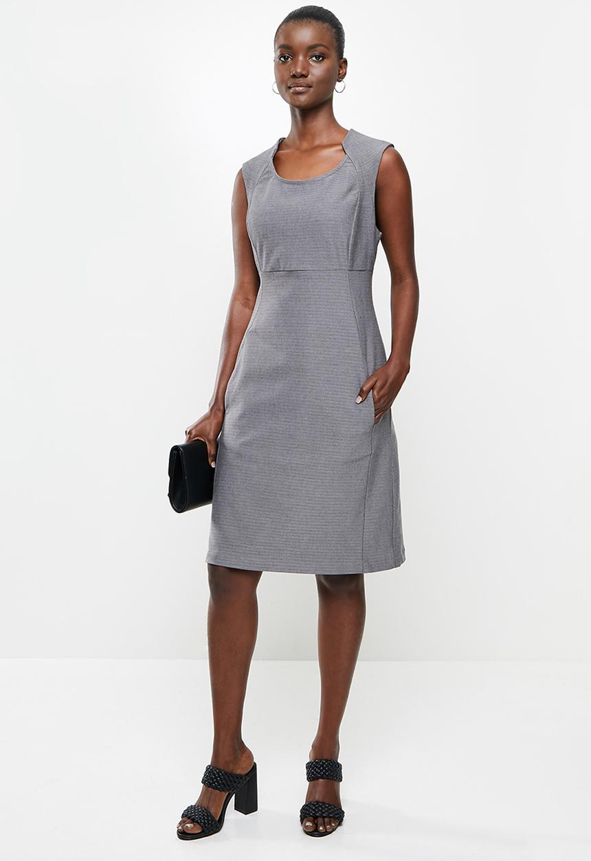 AMANDA LAIRD CHERRY - Mona dress - grey