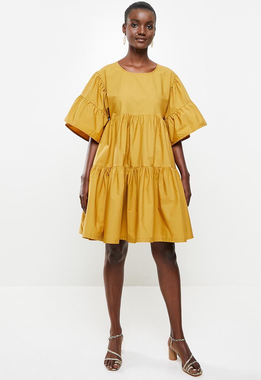AMANDA LAIRD CHERRY - Tete dress - honey