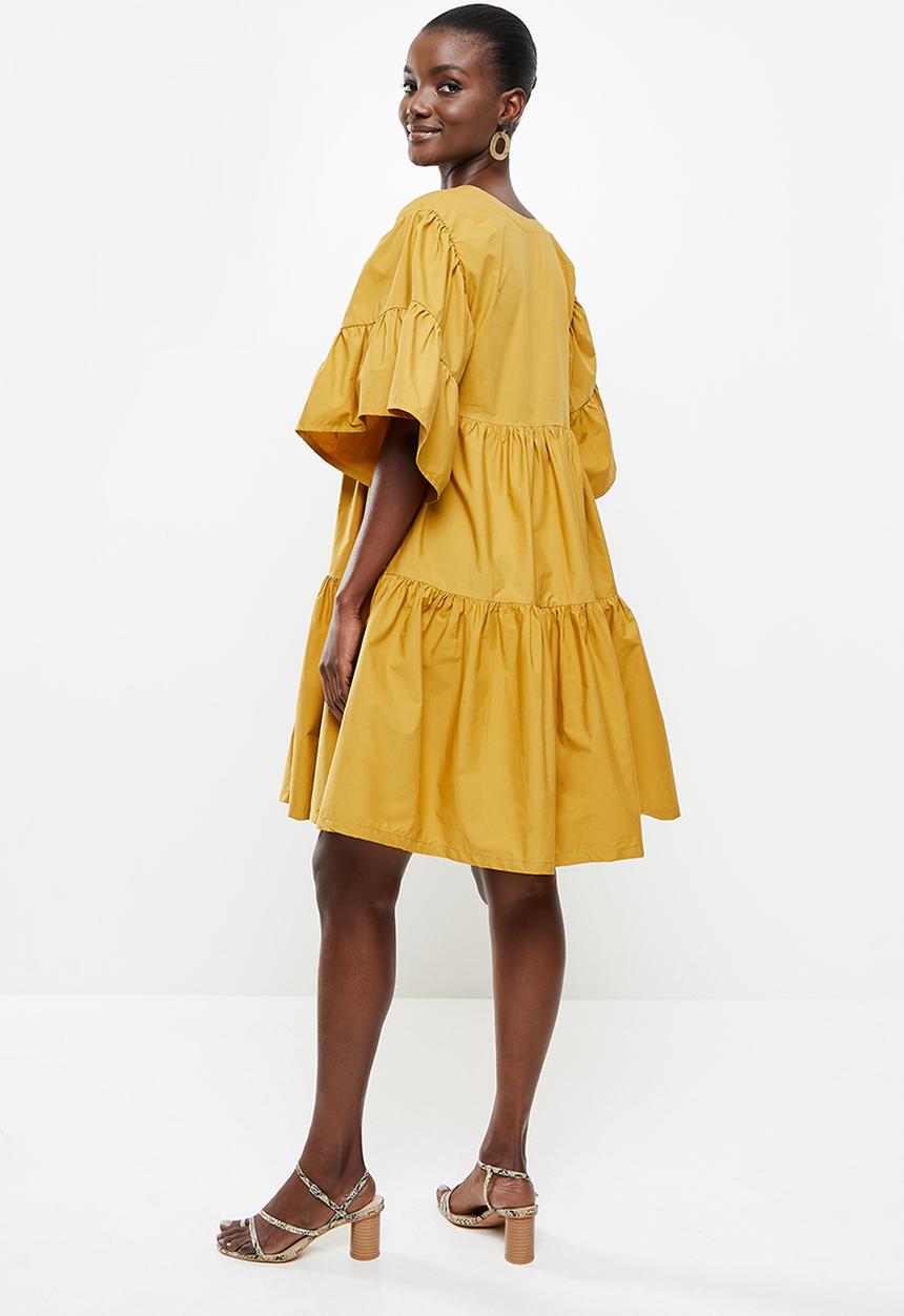 AMANDA LAIRD CHERRY - Tete dress - honey