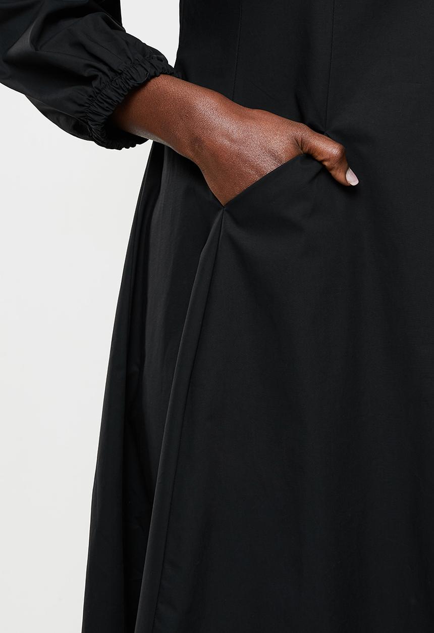 AMANDA LAIRD CHERRY - Nyalazi dress - black