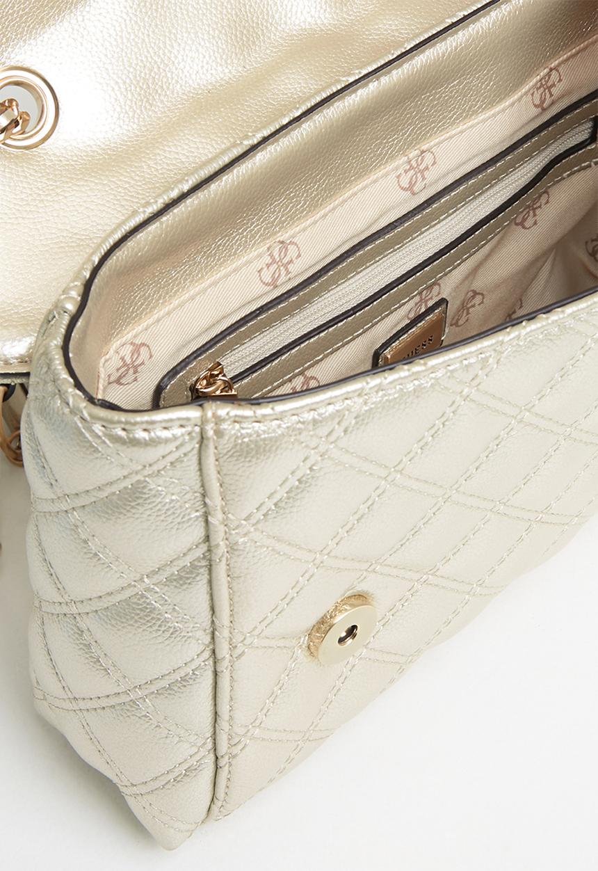 GUESS - Cessily convertible xbody flap - champagne