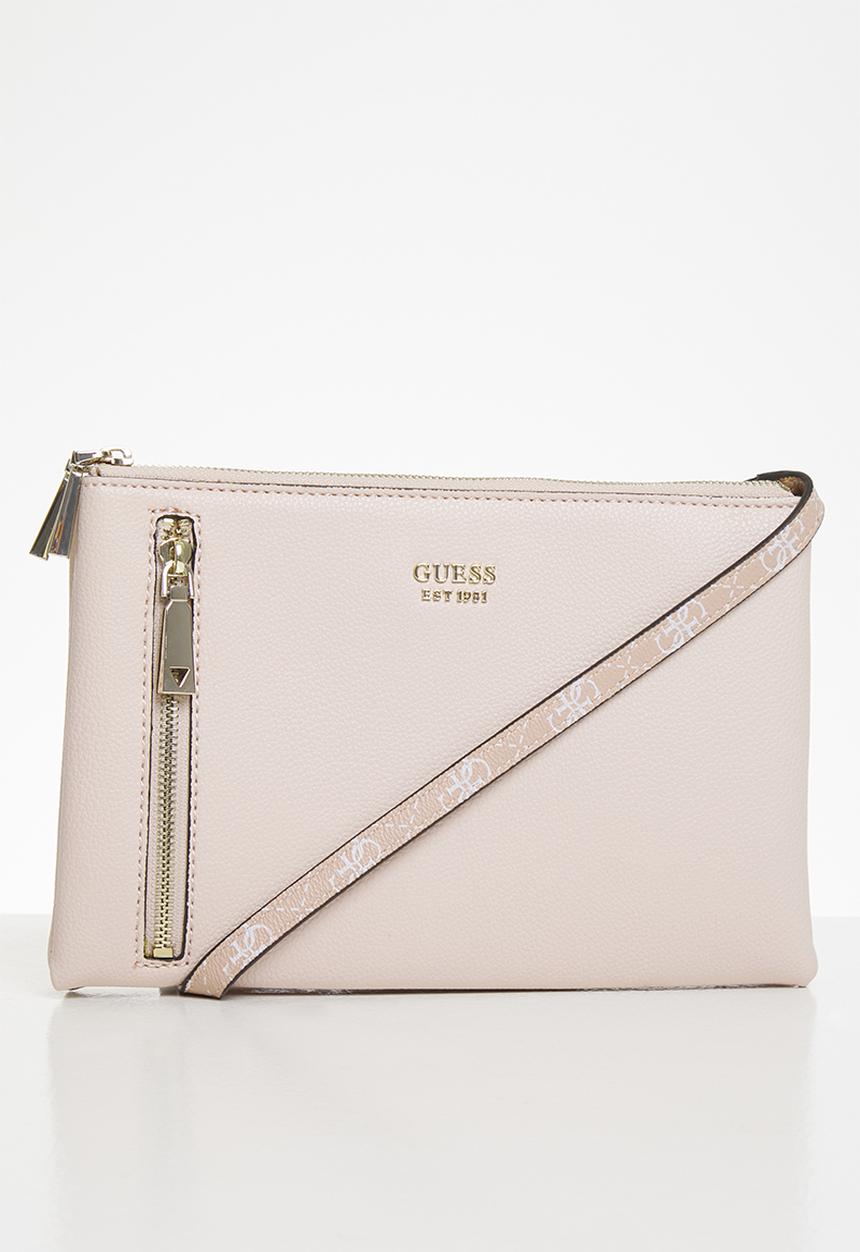 GUESS - Naya double zip crossbody - pink