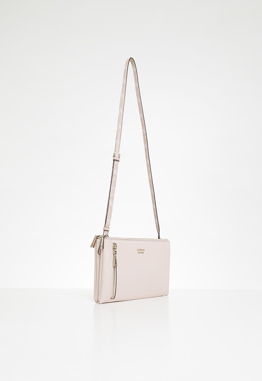 GUESS - Naya double zip crossbody - pink