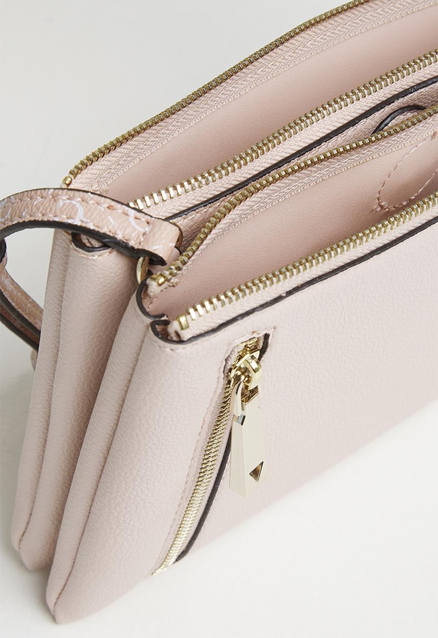 GUESS - Naya double zip crossbody - pink