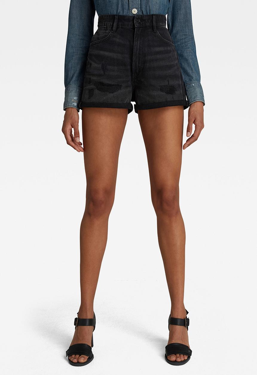 G-STAR - Tedie ultra high short - black 