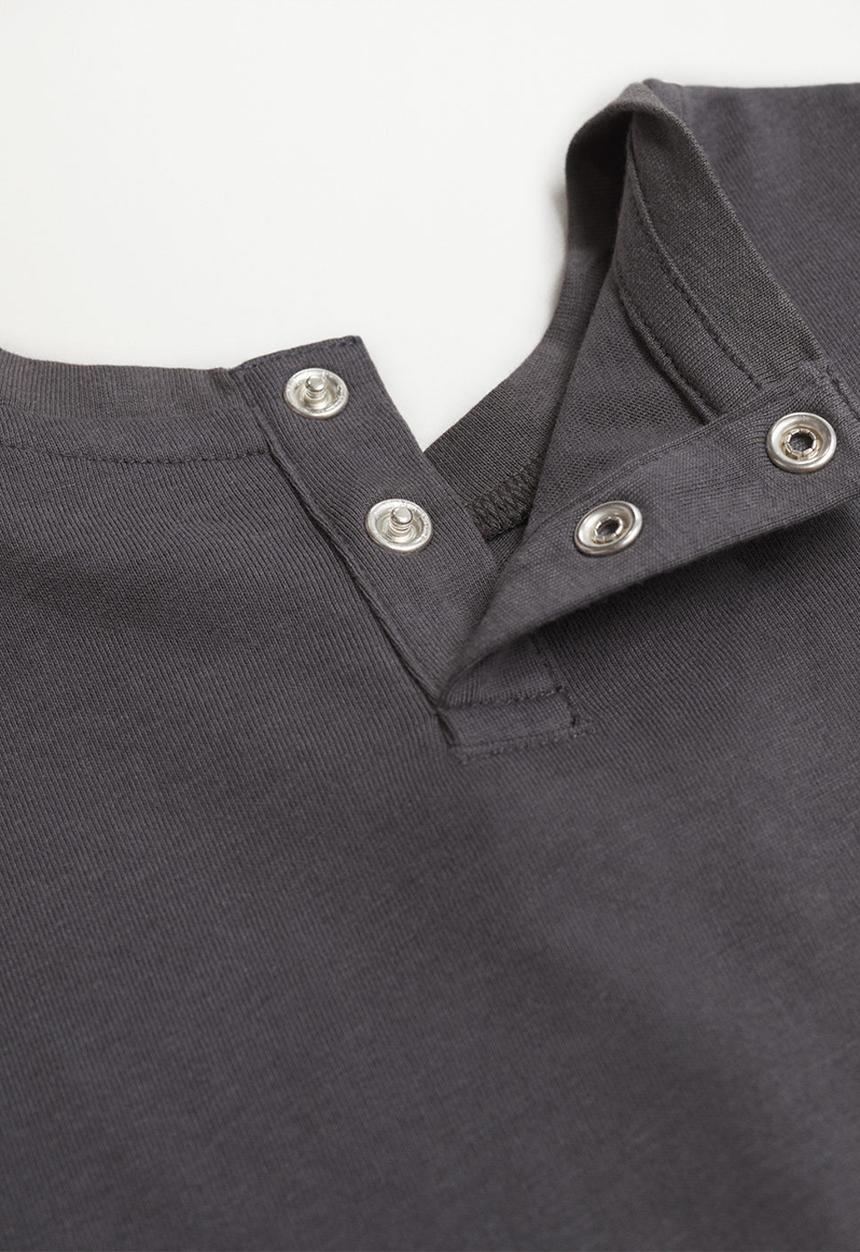 MANGO - T-shirt malibu - charcoal