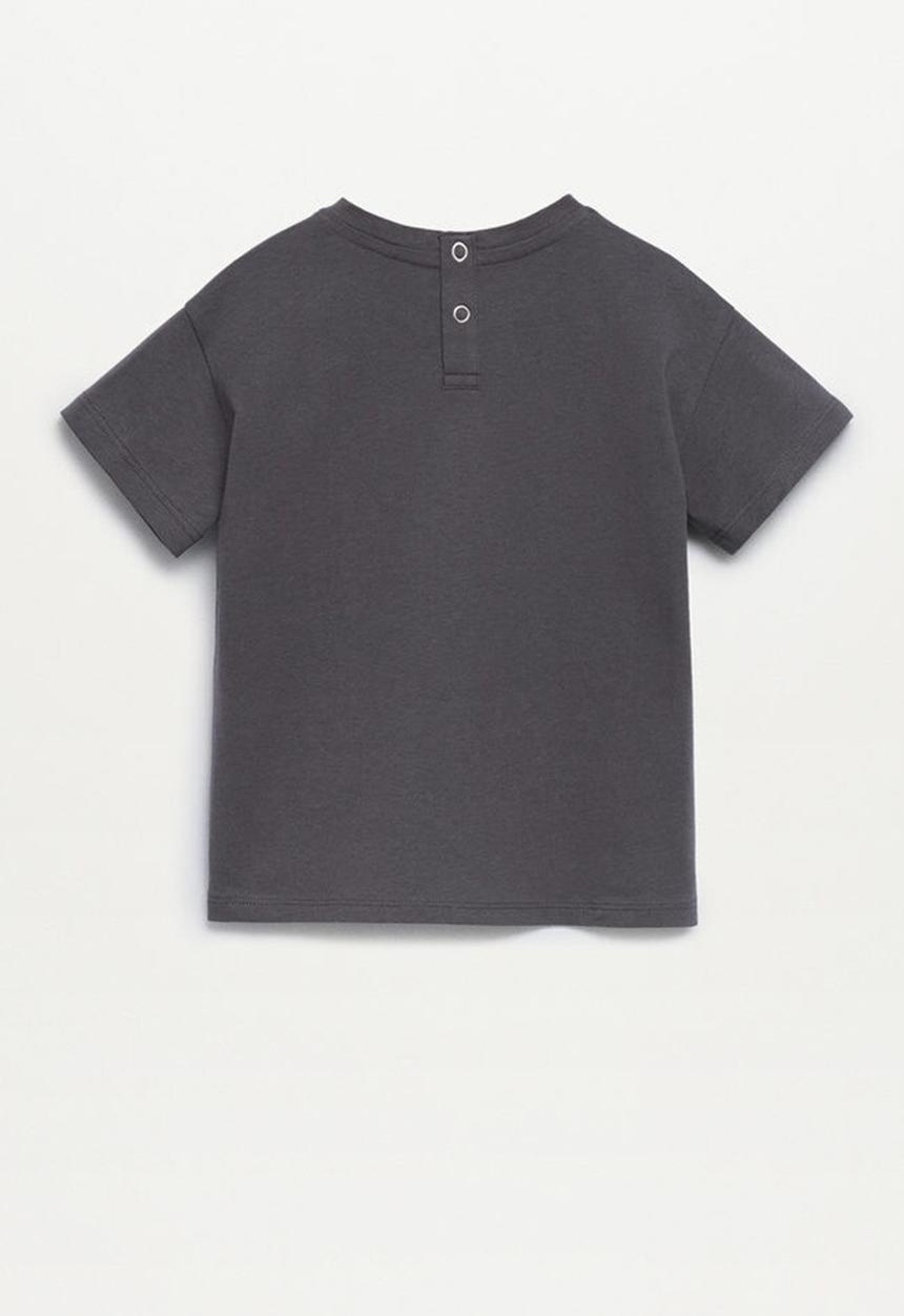 MANGO - T-shirt malibu - charcoal
