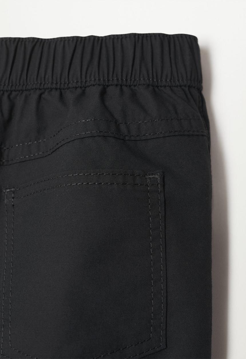 MANGO - Bermuda shorts panda - black