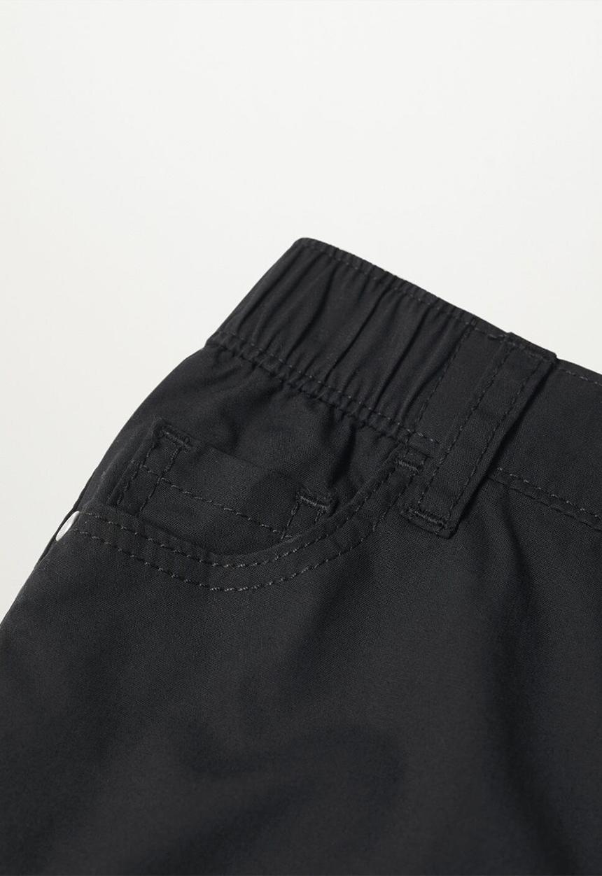 MANGO - Bermuda shorts panda - black