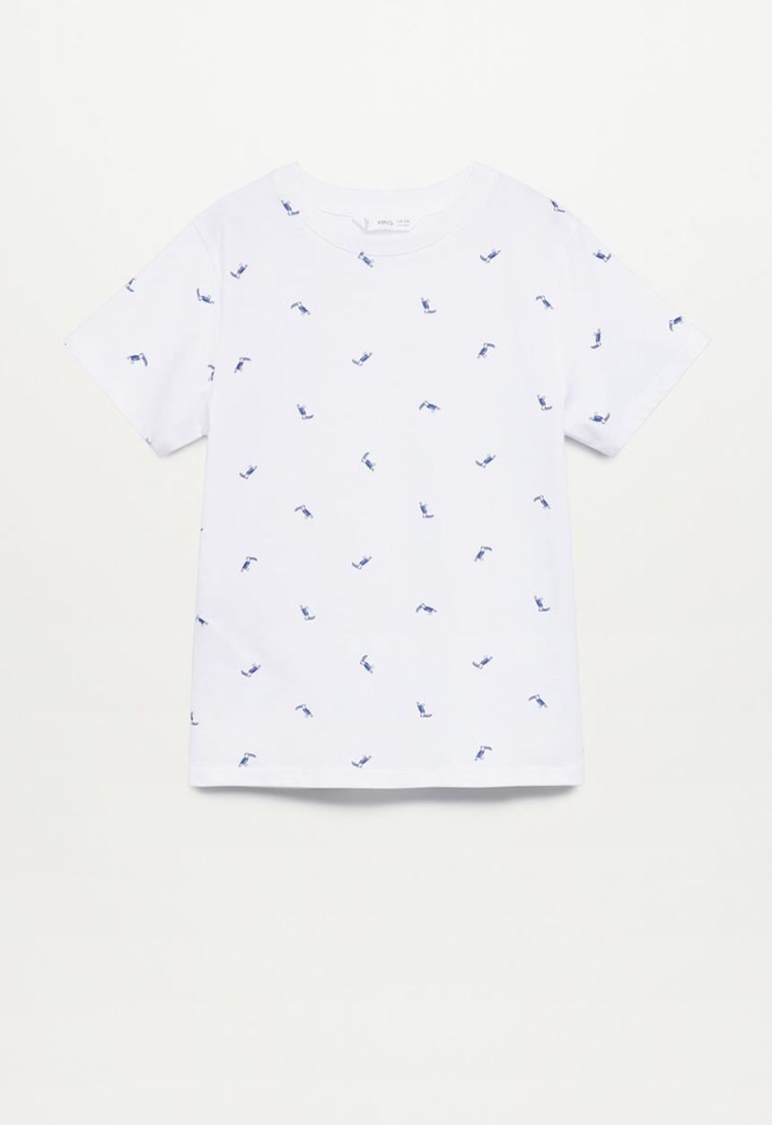MANGO - T-shirt stamp - white