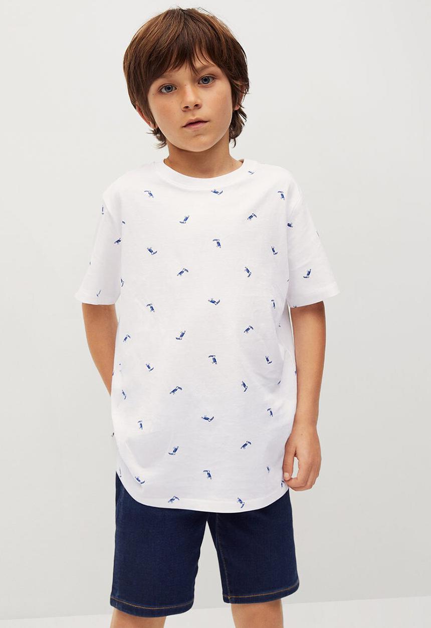 MANGO - T-shirt stamp - white