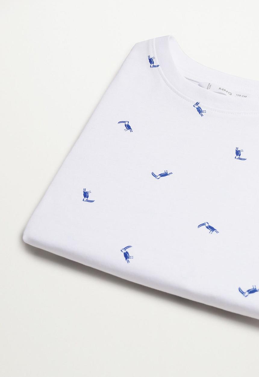 MANGO - T-shirt stamp - white