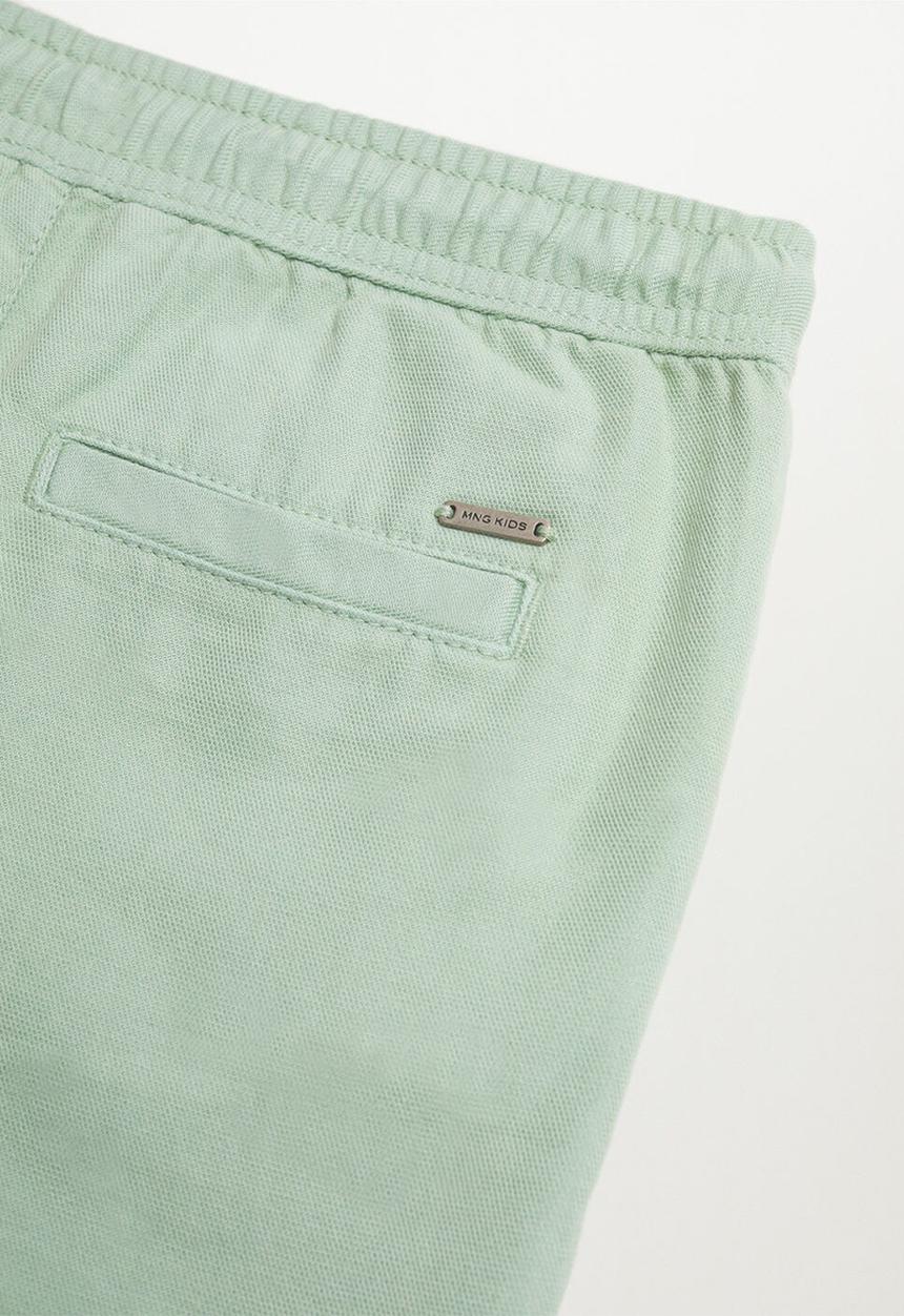 MANGO - Bermuda shorts pilo - turquoise