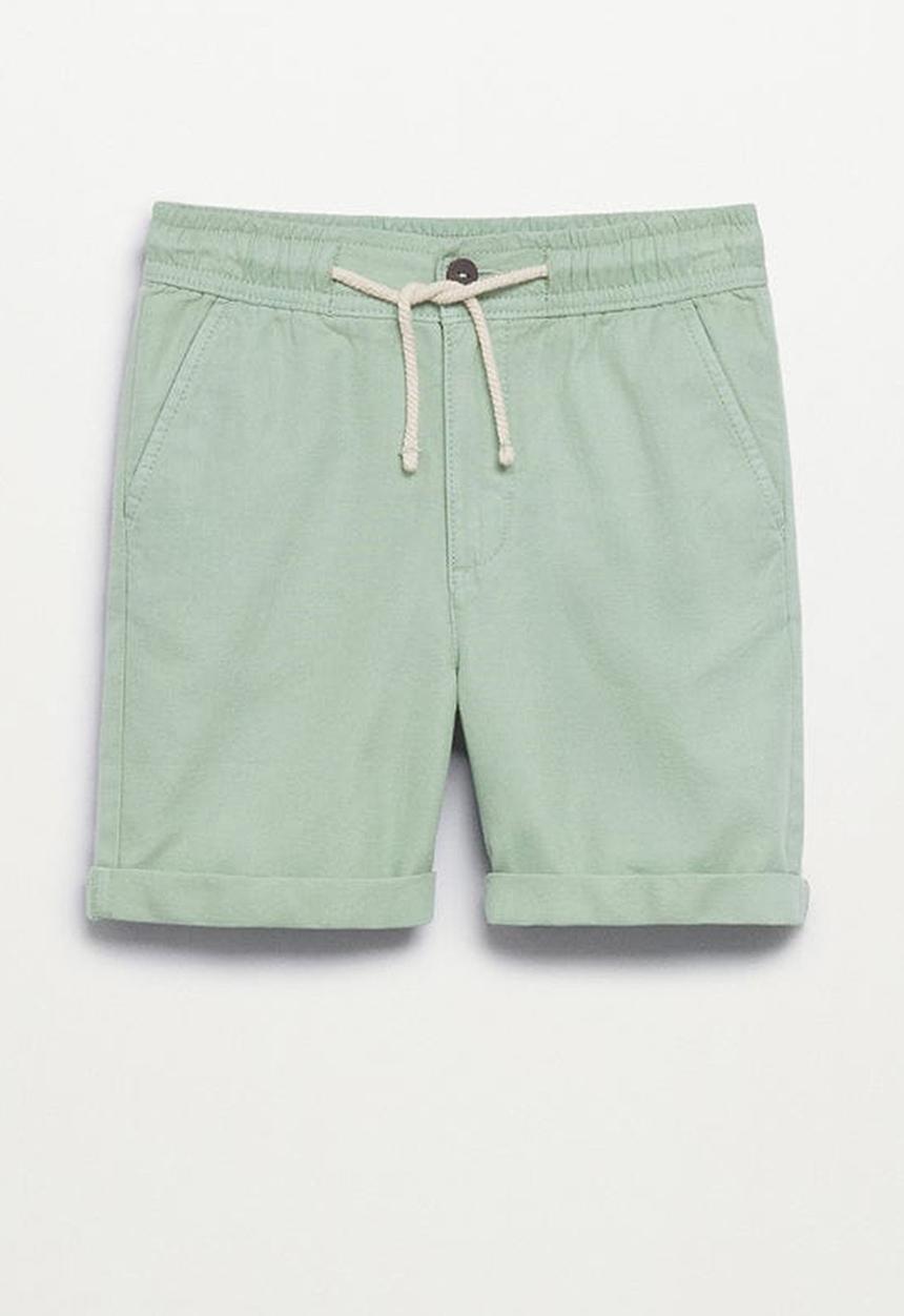 MANGO - Bermuda shorts pilo - turquoise