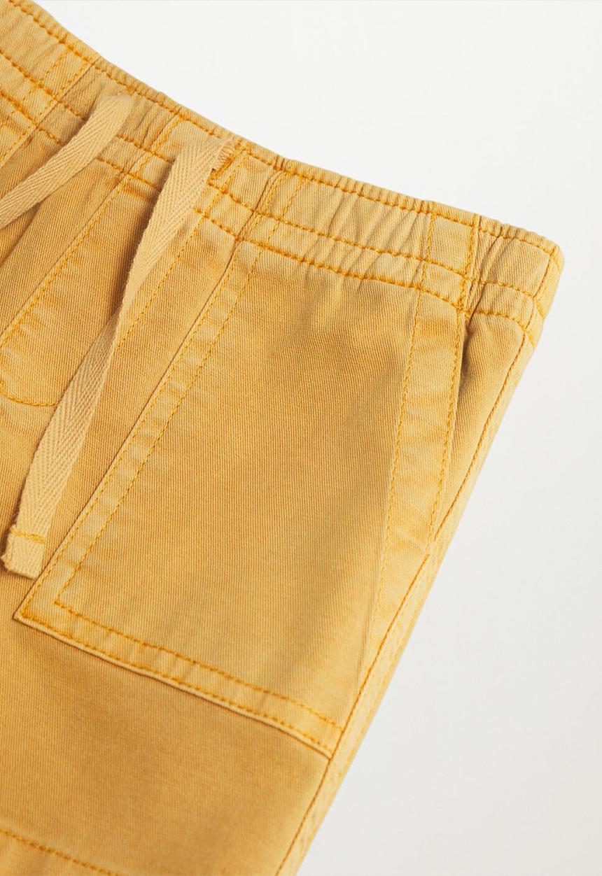 MANGO - Bermuda shorts max - mustard
