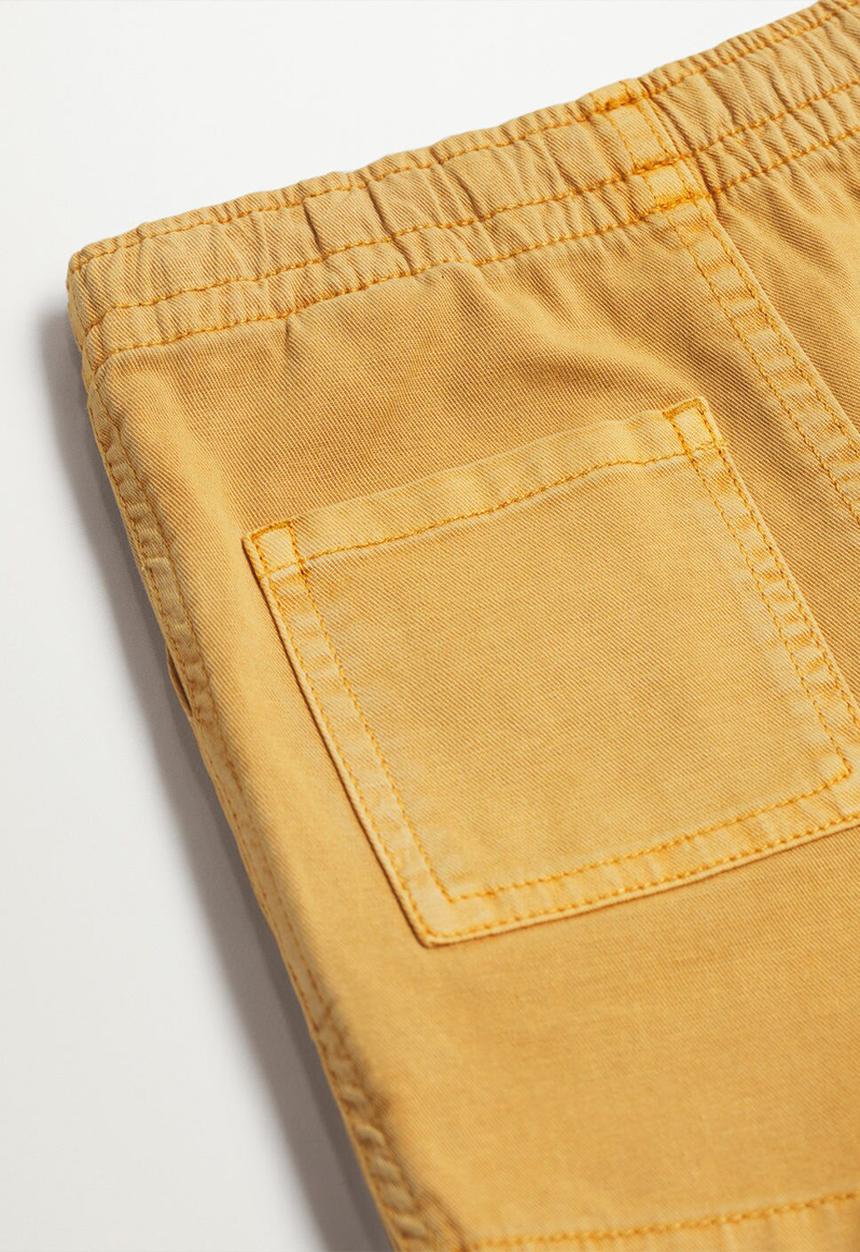 MANGO - Bermuda shorts max - mustard