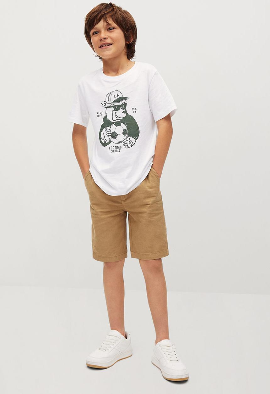 MANGO - T-shirt winner - white