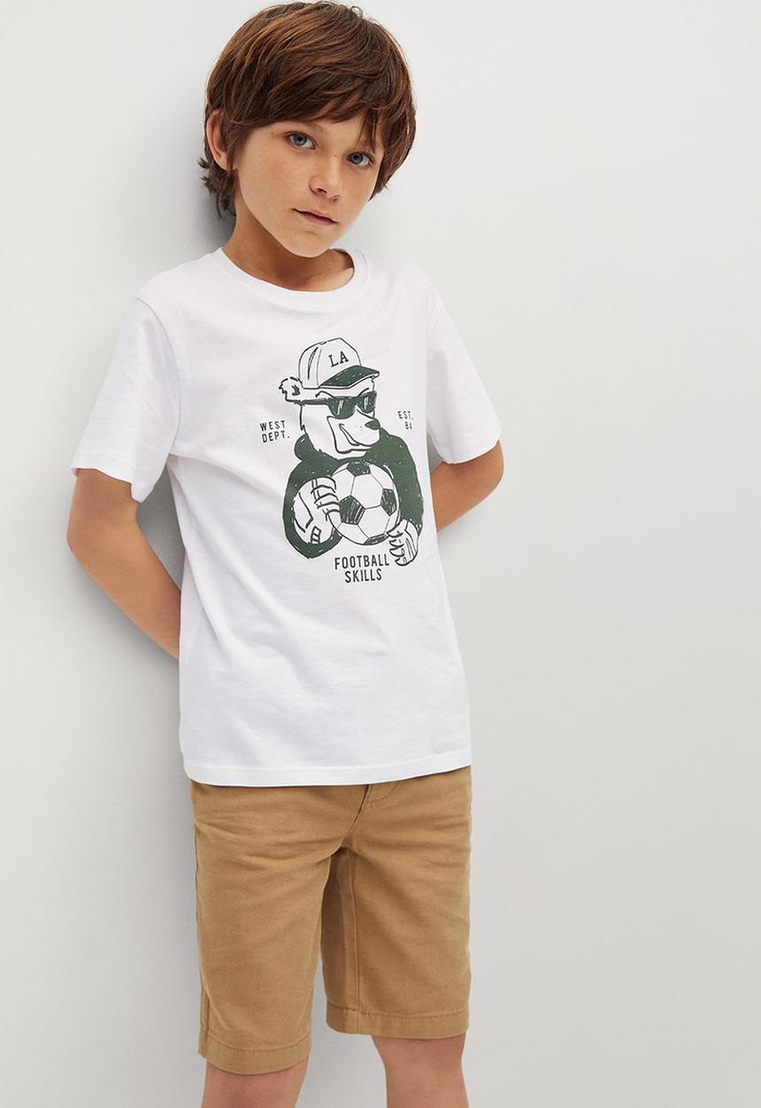 MANGO - T-shirt winner - white