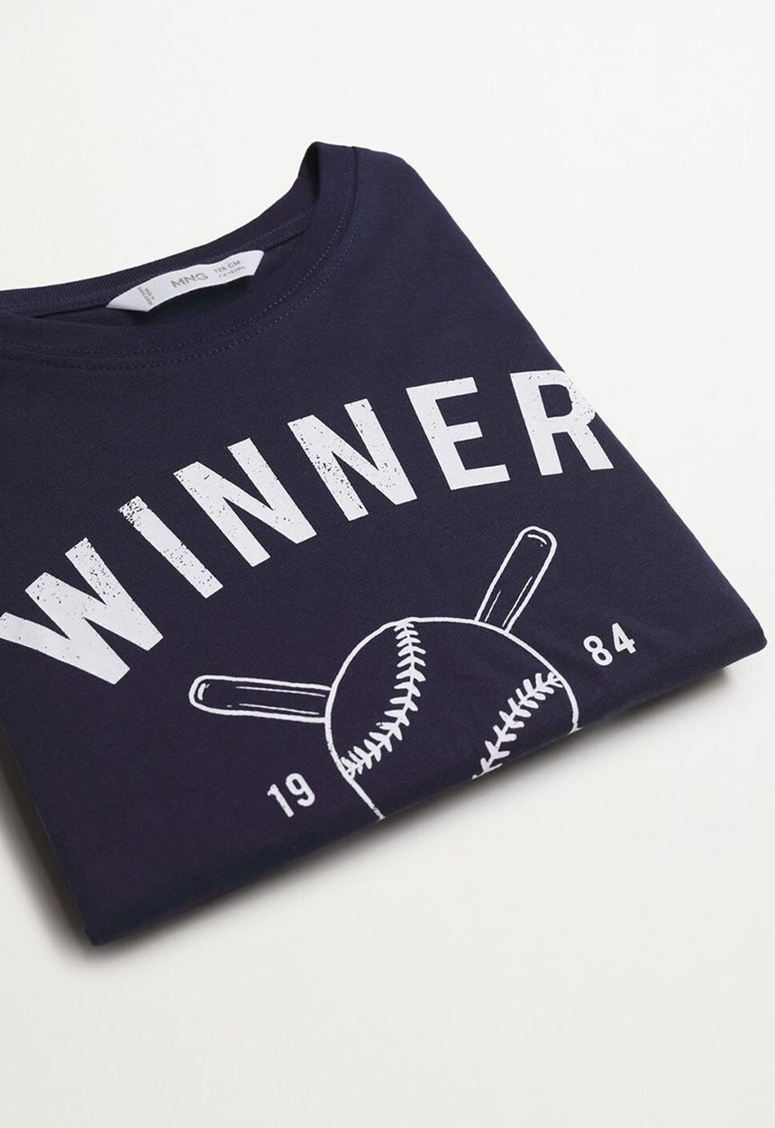 MANGO - T-shirt winner - navy