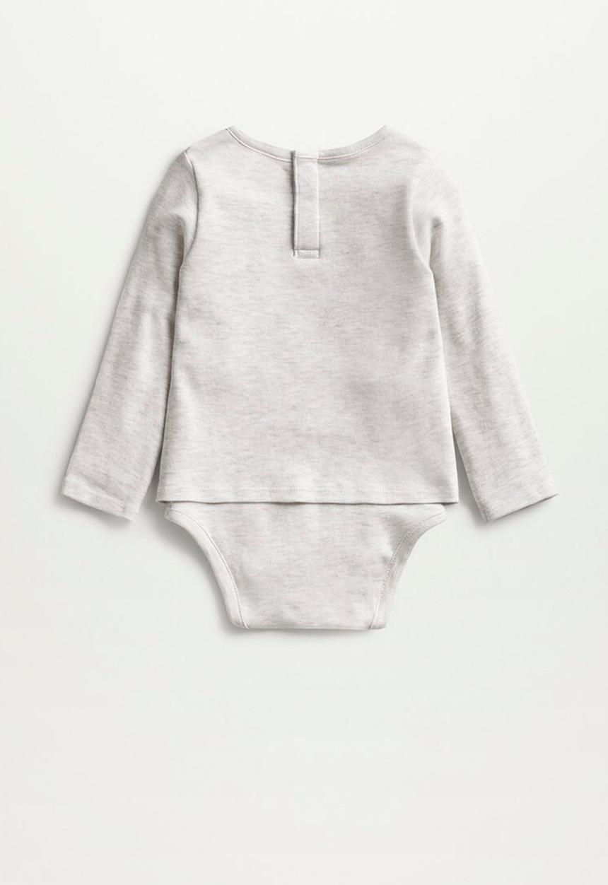 MANGO - Dance long sleeve tee - grey