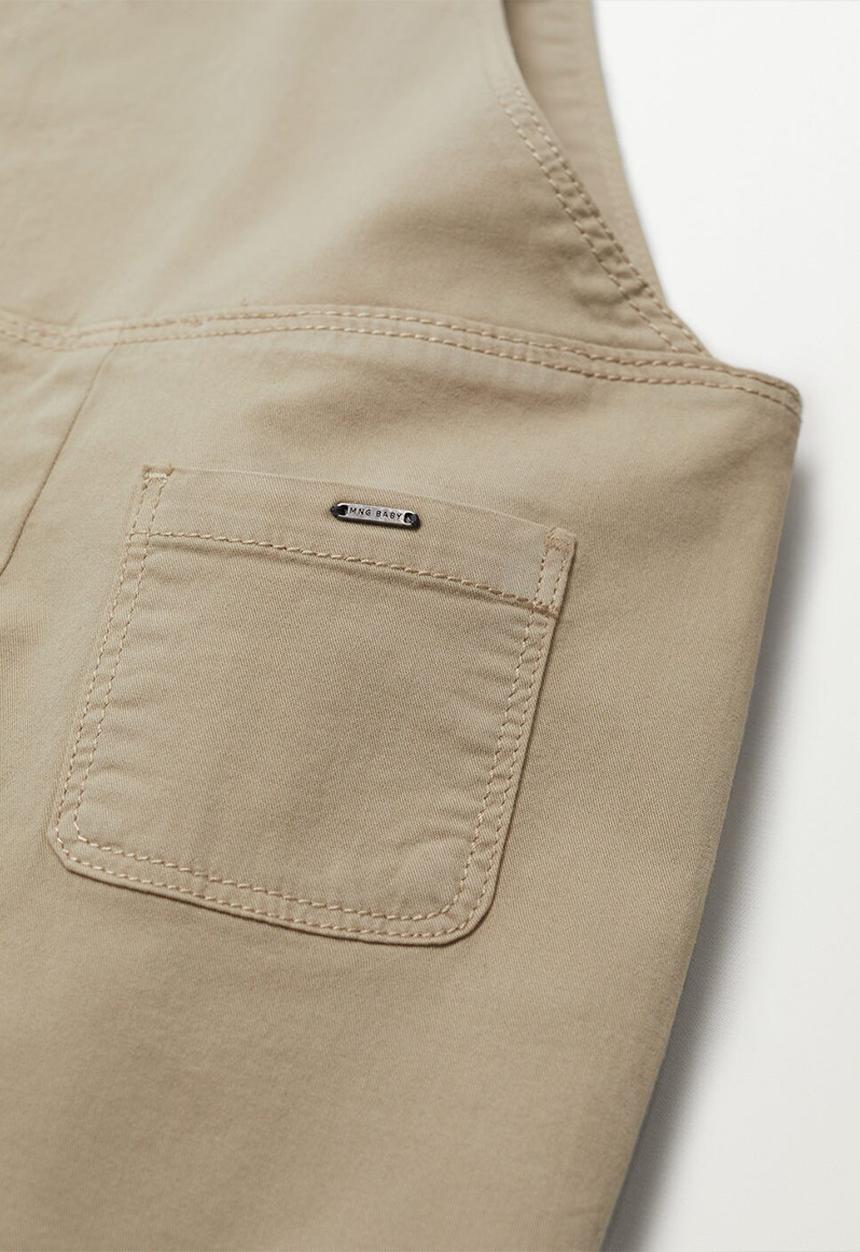 MANGO - Dungarees grana8 - light brown