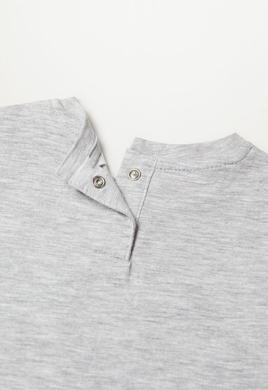 MANGO - T-shirt basic - grey