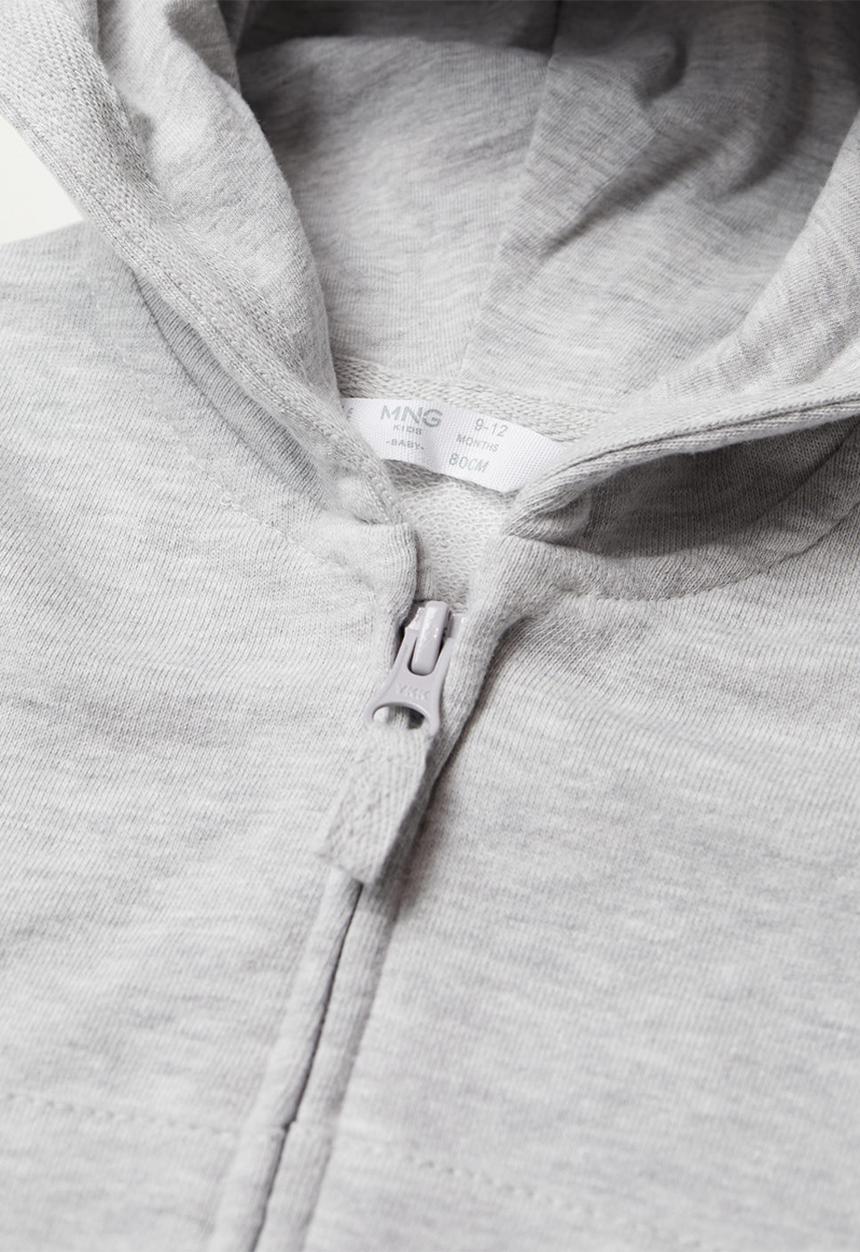 MANGO - Hoodie mateo - grey