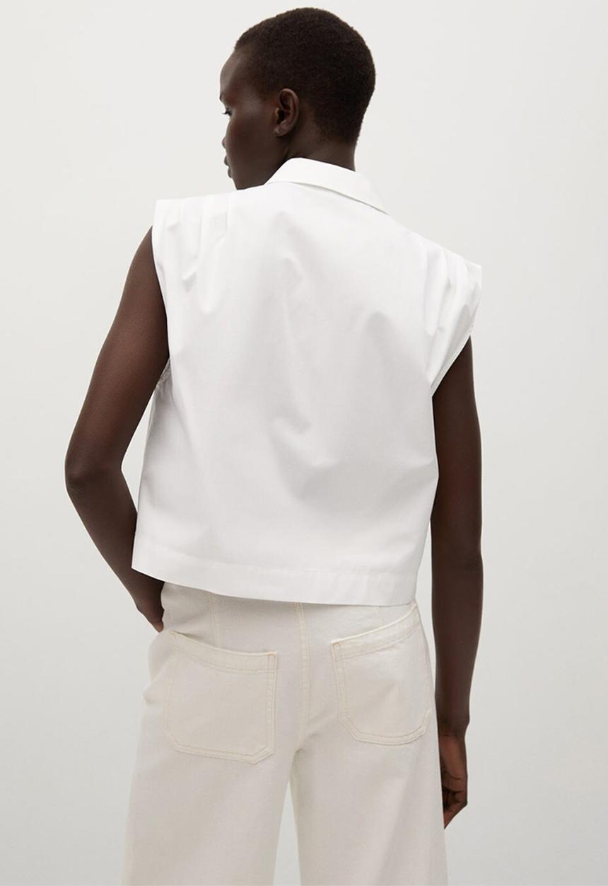 MANGO - Shirt rita - off white