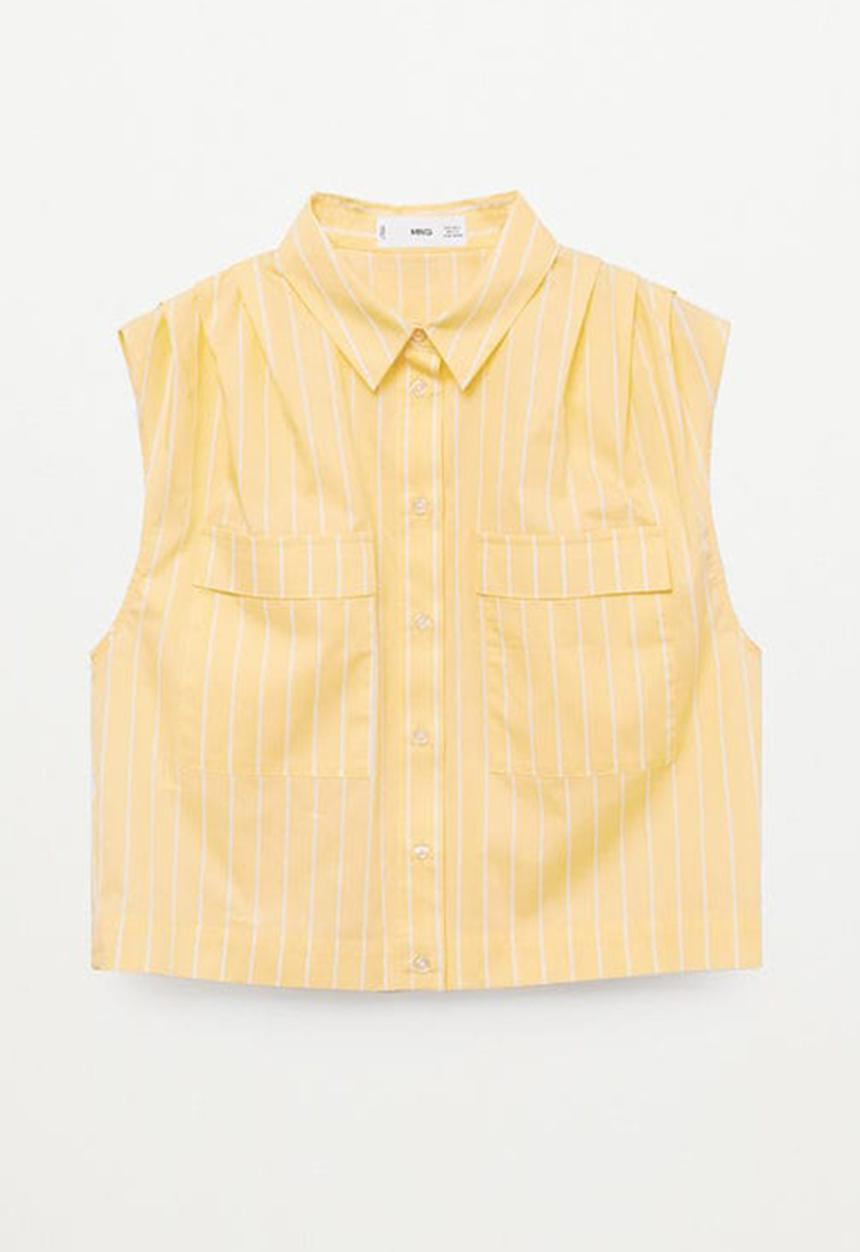 MANGO - Shirt rita - light yellow