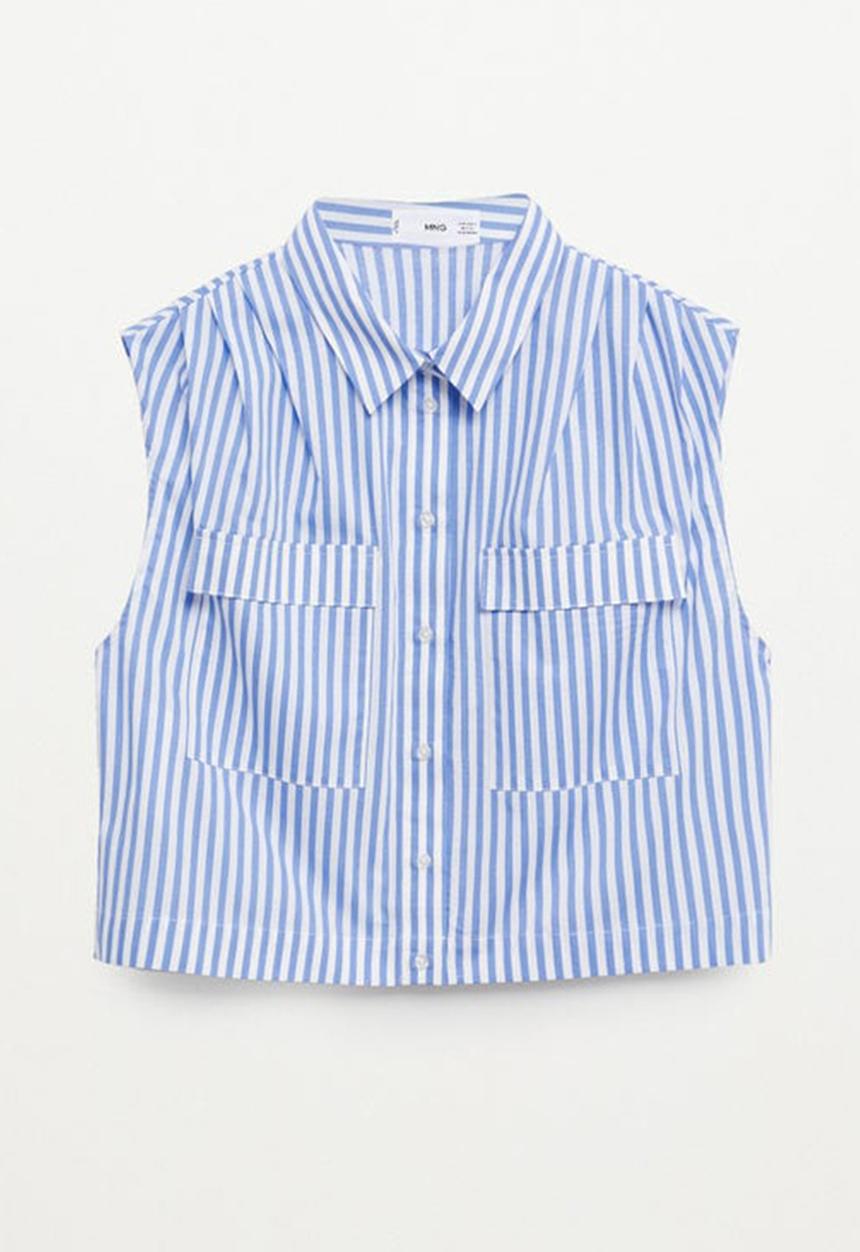 MANGO - Shirt rita - medium blue