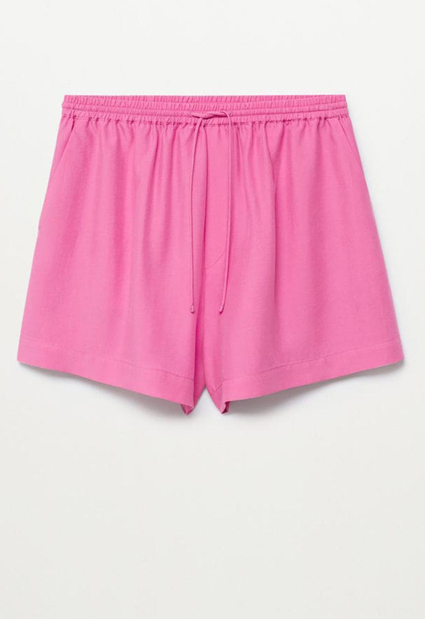 MANGO - Shorts lim - bright pink