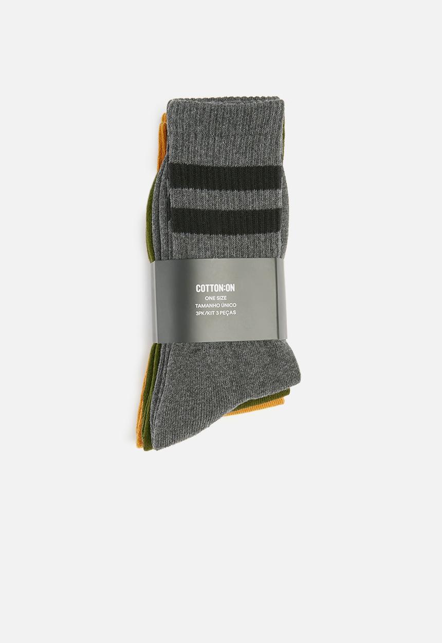 Cotton On - 3 Pack active socks - multi 