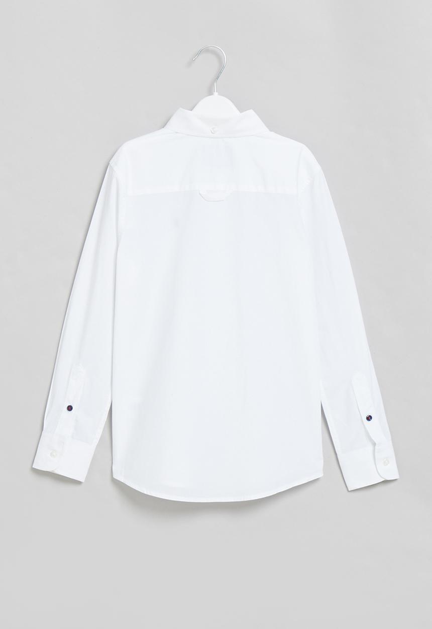 POLO - Boys nicholas long sleeve shirt - white