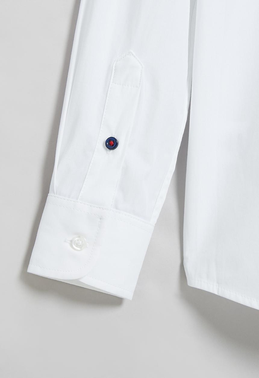 POLO - Boys nicholas long sleeve shirt - white