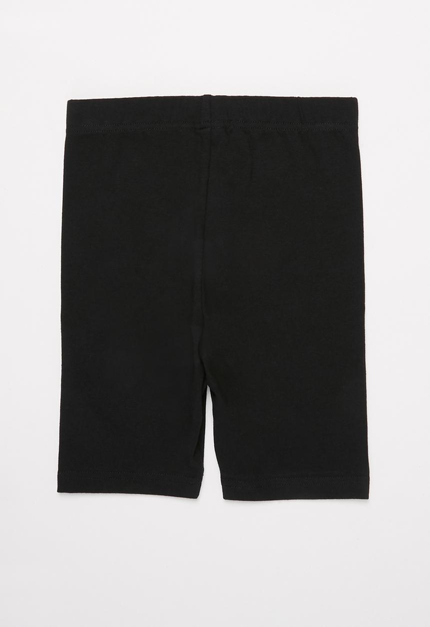 Pop Candy - Girls 2 pack cycling shorts - black