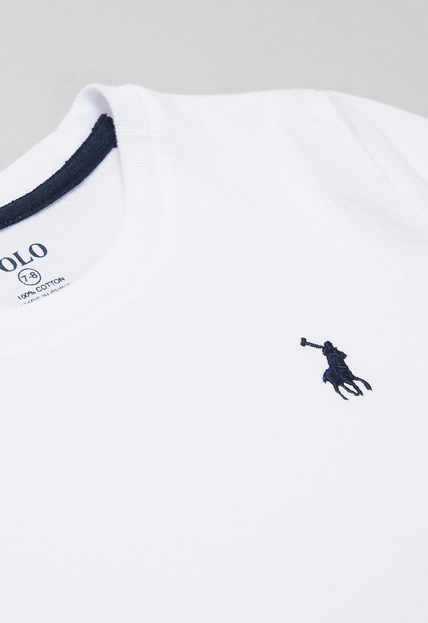 POLO - Boys rick short sleeve tee - white