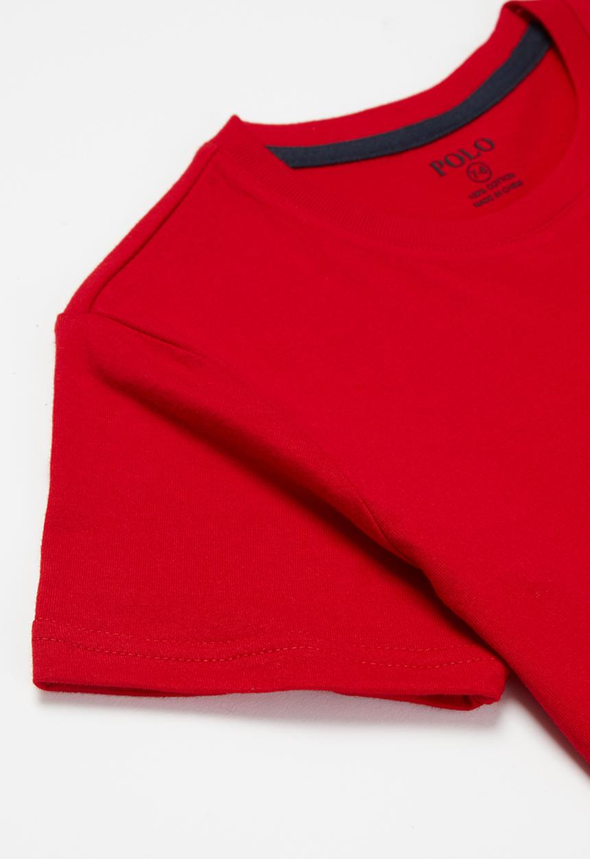 POLO - Boys rick short sleeve tee - red