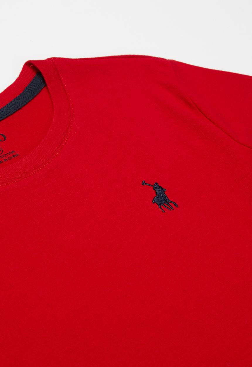 POLO - Boys rick short sleeve tee - red