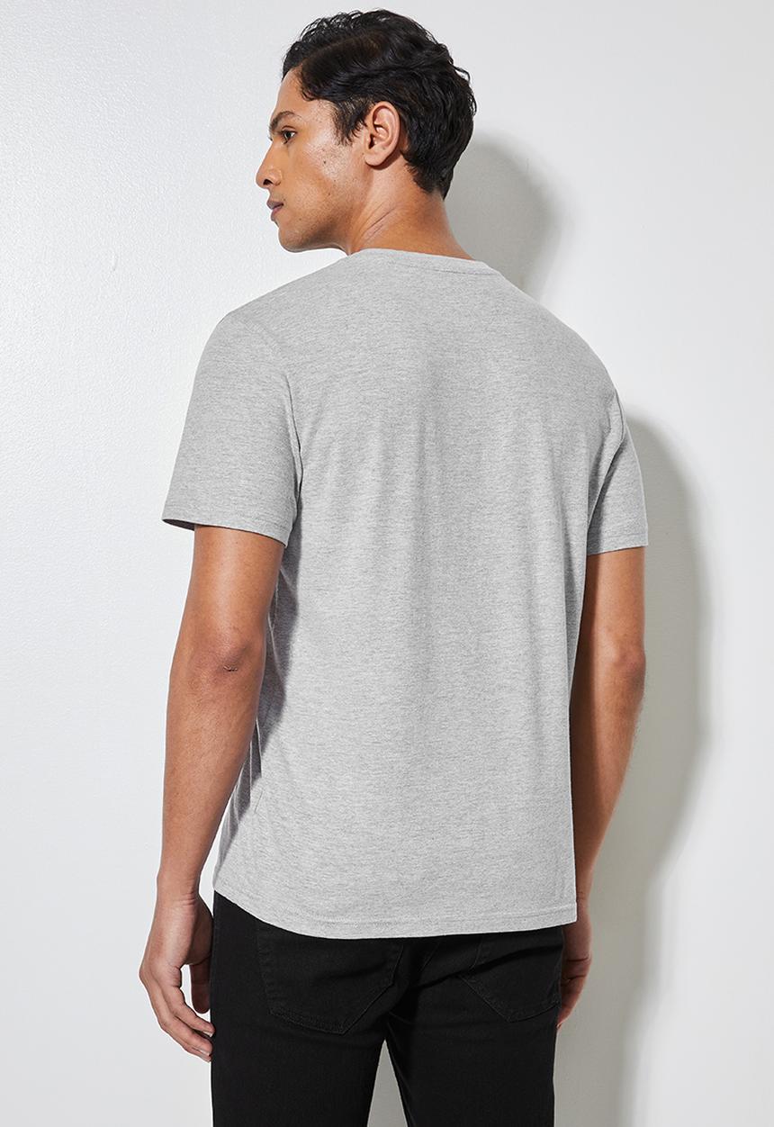 Superbalist - Nate nasa worm printed crew neck tee - grey