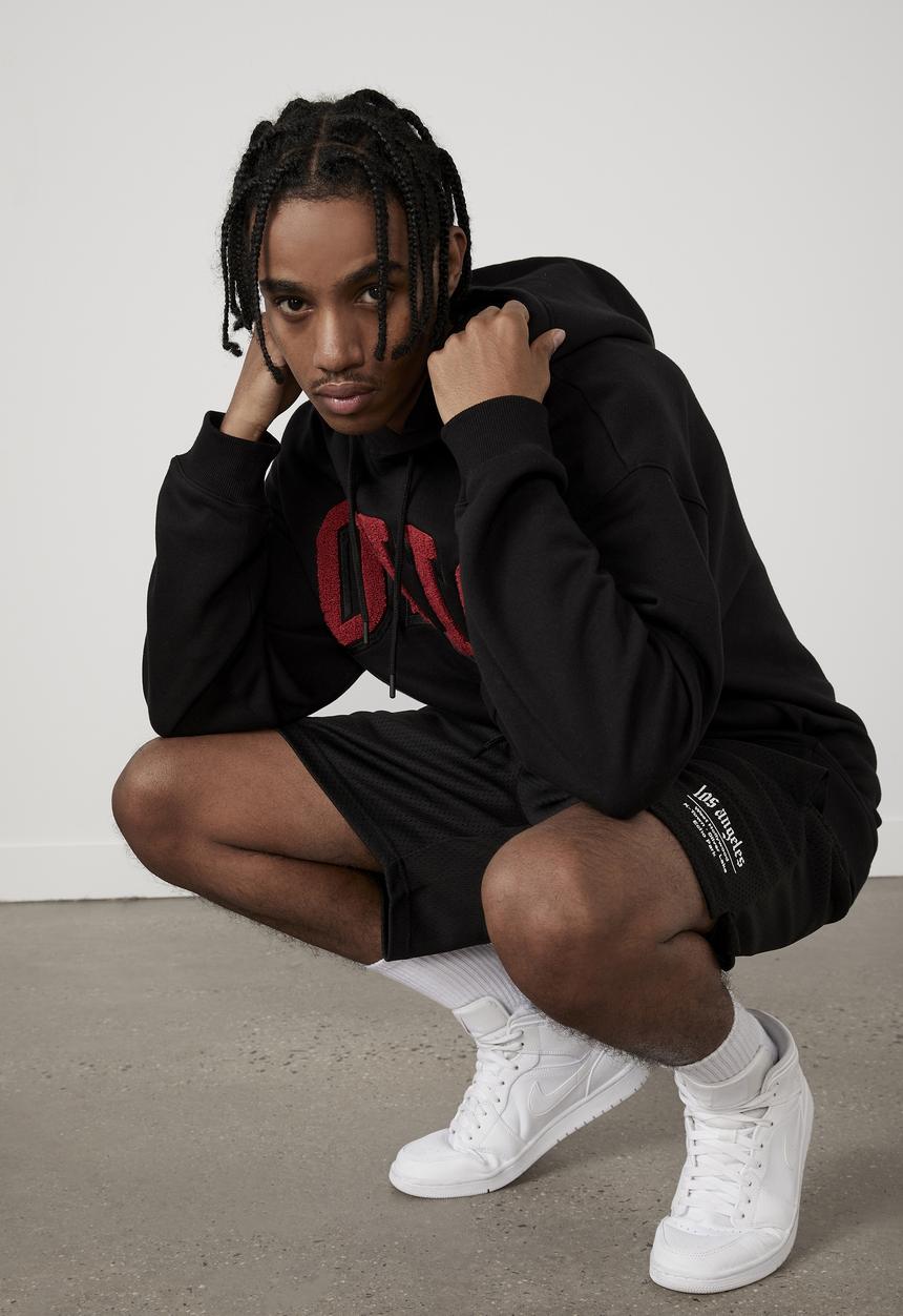 Factorie - Oversized graphic hoodie - black
