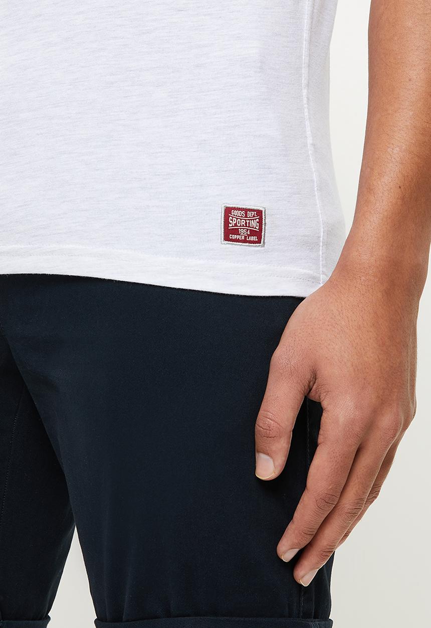 Superdry. - Collegiate graphic tee - ice marl
